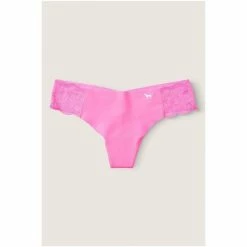 Victorias Secret PINK Victoria's Secret PINK Blue Violet Bandana No Show Lace Trim Thong Panty -Victoria's Secret PINK Shop unnamed file 767
