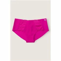 Victorias Secret PINK Victoria's Secret PINK No Show Lace Trim Hipster Panty Capri Pink Floral -Victoria's Secret PINK Shop unnamed file 817