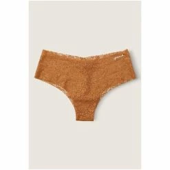 Victorias Secret PINK Victoria's Secret PINK Warm Brown NoShow Soft Lace Cheekster Panty -Victoria's Secret PINK Shop unnamed file 876