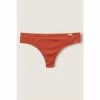 Victorias Secret PINK Victoria's Secret PINK Seamless Thong Panty Coral Cream With Graphic