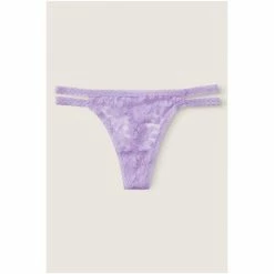 Victorias Secret PINK Victoria's Secret PINK Lavender Love Lace Strappy Thong Knickers -Victoria's Secret PINK Shop unnamed file 907