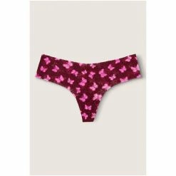 Victorias Secret PINK Victoria's Secret PINK No Show Lace Thong Panty Purple Petal -Victoria's Secret PINK Shop unnamed file 937