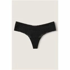 Victorias Secret PINK Victoria's Secret PINK No Show Lace Thong Panty Purple Petal -Victoria's Secret PINK Shop unnamed file 941