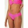 Victorias Secret PINK Victoria's Secret PINK Atomic Pink No Show Soft Lace Thong Panty